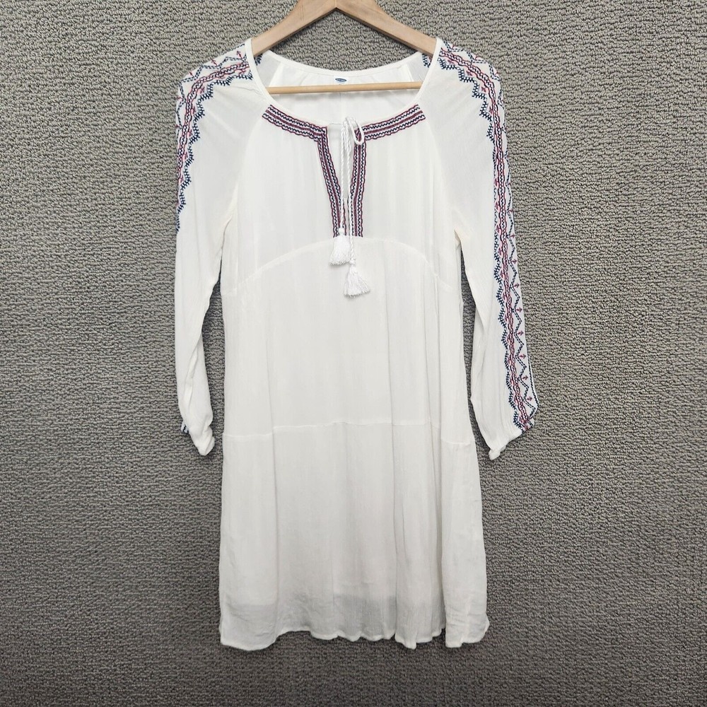 OLD NAVY Women's Semi Transparent White Dress Size XS